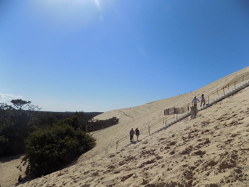 Treppe in der Düne.